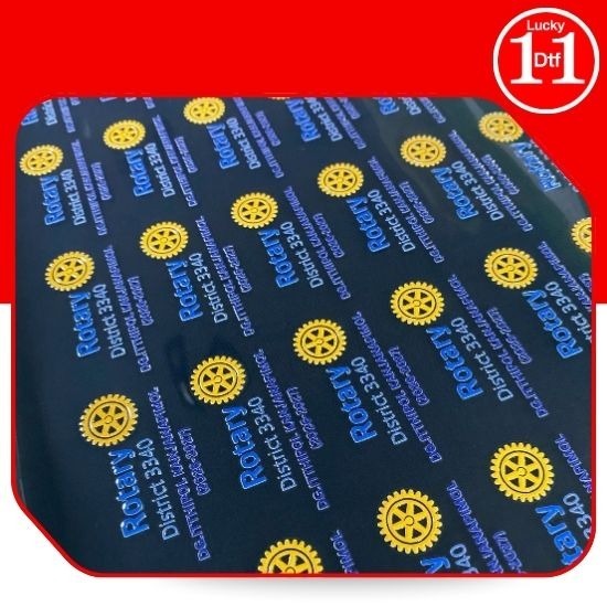 สั่งทำสติ๊กเกอร์ UV DTF โลโก้สินค้า